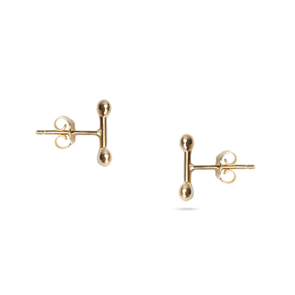 VLM Jewelry 14K Yellow Gold Studs Earrings Best Seller