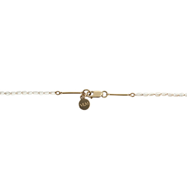 FAITH | FRESHWATER | RICE | PEARL | NECKLACE | WITH | DAINTY | GOLD | FILLED | BAR | CHAIN | RENEWAL | VLM | JEWELRY