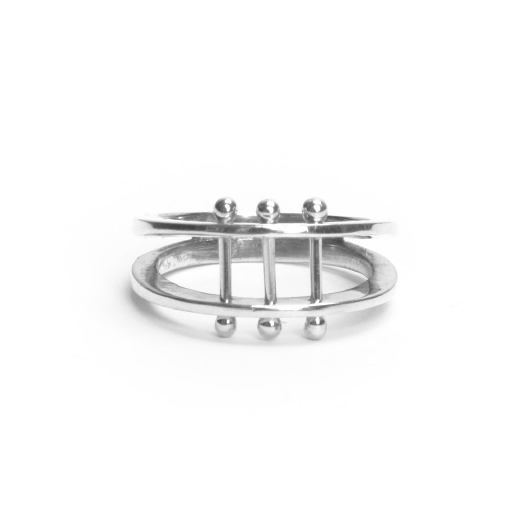 Parallel Ring - Silver