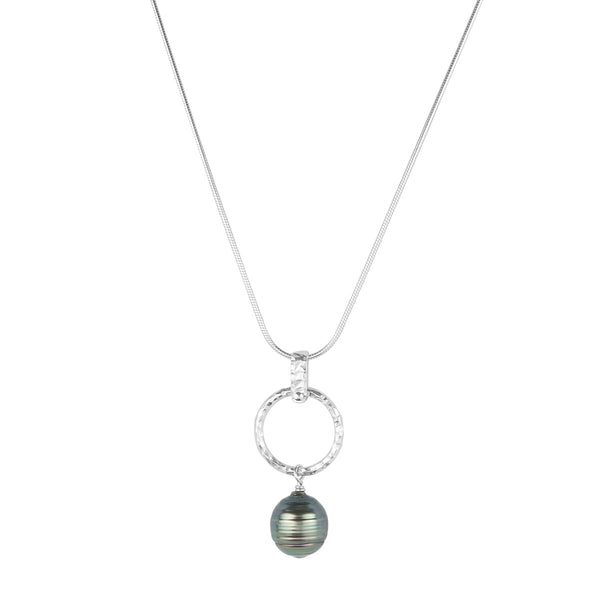 vlmjewelry.com | Sterling Silver | Tahitian Pearl Necklace | Handmade in Los Angeles