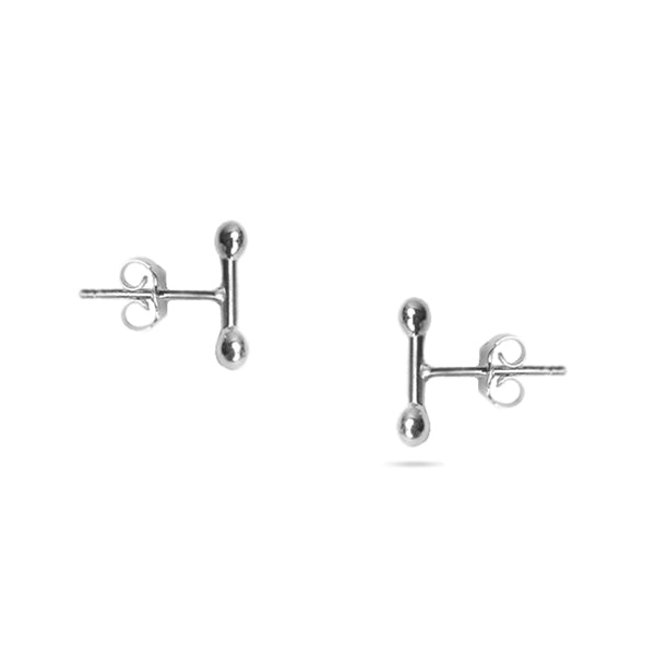 VLM Jewelry Sterling Silver Bar Studs Earrings Best Seller